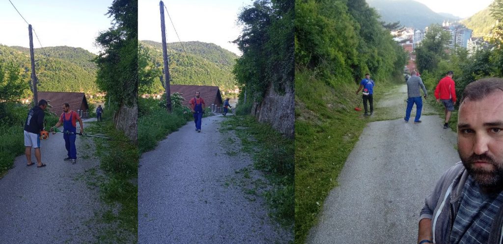 Zajedništvo na djelu: Stanovnici Bukovika očistili vratolomački put s kojeg se pruža najljepši pogled na Zvornik (FOTO)