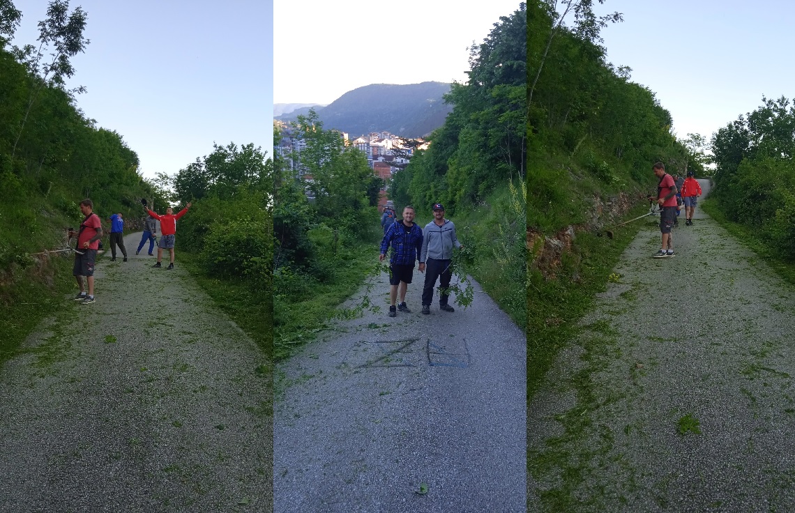 Zajedništvo na djelu: Stanovnici Bukovika očistili vratolomački put s kojeg se pruža najljepši pogled na Zvornik (FOTO)